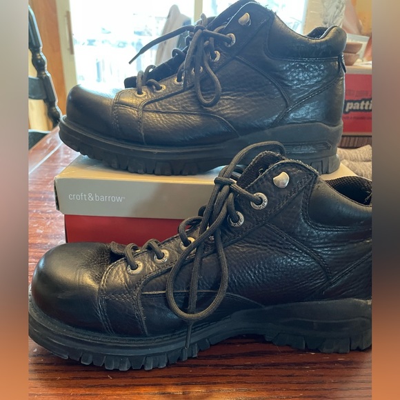 Men’s black leather GBX boots. Size 10.5. - Picture 3 of 4